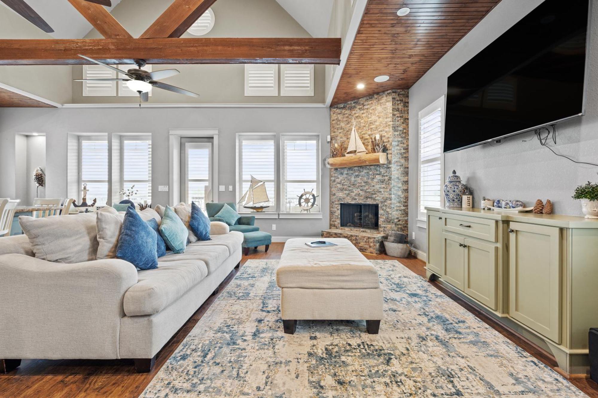 Luxury Waterfront Home Family And Pet Friendly Near Surfside Beach 11 Mins Freeport Exterior foto